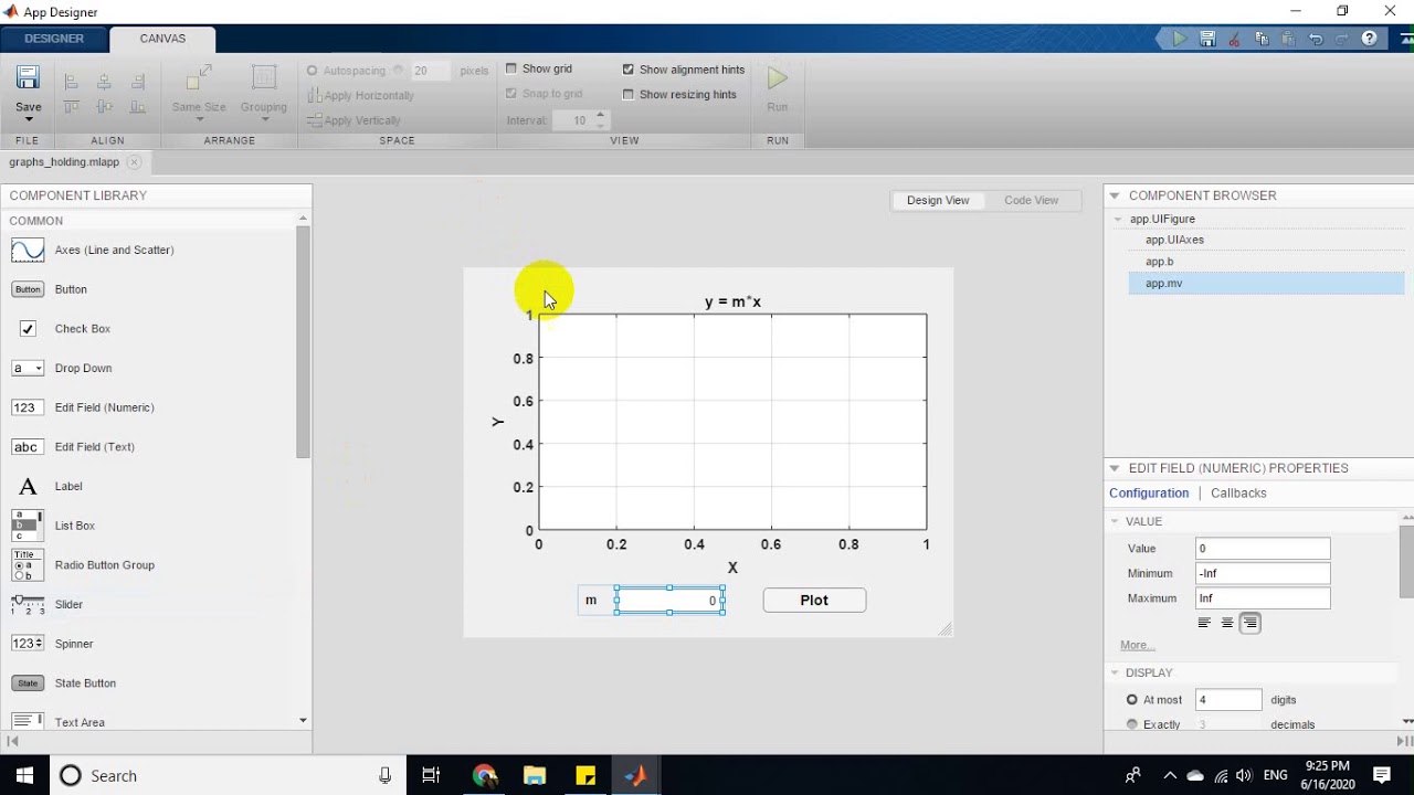 Matlab App Designer Tutorial / Building MATLAB Apps With App Designer ...