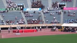 2013日本ｲﾝｶﾚ女子200m予選5組 山本芽依24.62(-0.9) Mei Yamamoto1st