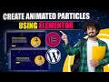 Animated Particles Effect in Wordpress Website Using Elementor 2025