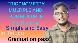 Trigonometry multiple and sub multiple for diaploma in telugu