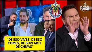 Álvaro Morales ENLOQUECE y SE BURLA de PIETRASANTA por la eliminación de CHIVAS | Futbol Picante