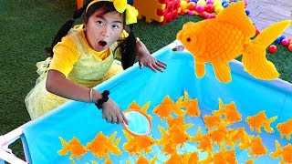 Jannie Pretend Play Catch Fish Carnival Games for Kids