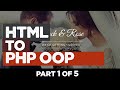 Jack & rose wedding | HTML Template to PHP website | Quick programming tutorial | Part 1/5
