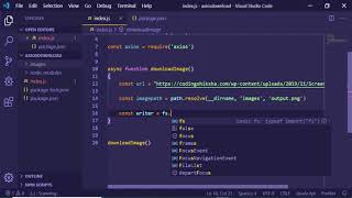 Axios Tutorial | Download Files From URL in Node.js