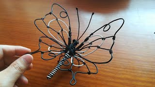 How to make a 3D butterfly with wire in 10 minutes