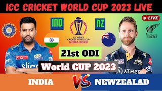 Live : India vs New Zealand World  Cup Match 21 | NZ vs IND Live Score | IND vs NZ Hindi Commentary