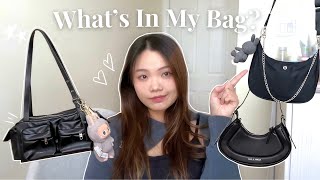 WHAT’S IN MY BAG? 🎀 (samo ondoh pocket utility bag, itzy and han so hee collab purse, lululemon)