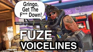 Operator "Fuze" Voicelines Cold War Warzone Call of Duty