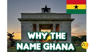 A brief history about the name Ghana and it meaning to all Ghanians 🇬🇭 this would shock you😳