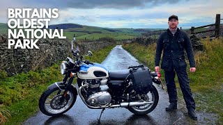 Autumn ride to the Peak District | Dramatic roads on a Triumph T100 | Britain's oldest National Park