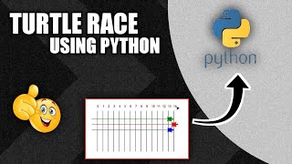 TURTLE RACE USING PYTHON #python #learnpython