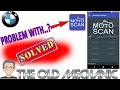 BMW MOTOSCAN APP PROBLEM...? ⚠️   The Old Mechanic shows YOU how to SOLVE THIS PROBLEM.  👨‍🔧---🏍