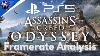 Assassins creed Odyssey PS5 Framerate Analysis