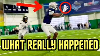 Ricky White EXPLOSIVE In Drills At East West Shrine Game Practice | Don't SLEEP On Him NASTY Routes