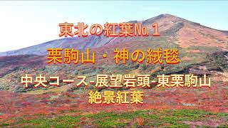 東北の紅葉№１栗駒山　「神の絨毯」絶景の紅葉