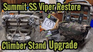 Summit Viper SS Hunt Stand Restore \u0026 Upgrade : Deluxe Straps, Surround seat Review