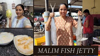 Malim Fish Jetty Betim | Chibud (Muskmelon) Poha Sweet Receipe | Rosatale Chibud | #konkani #vlog