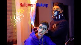 DODO VIP🔴Halloween Makeup 💯🔥 Hairstyle In ✂️Salon DoDo✂️