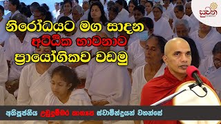 නිරෝධයට මග සාදන අට්ඨික භාවනාව ප්‍රයෝගිකව වඩමු | අතිපූජ්‍ය උඩුදුම්බර කාශ්‍යප ස්වාමීන්ද්‍රයන් වහන්සේ