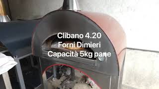 Forni Dimieri . Cottura pane nel forno Clibano 4.20