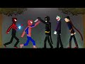 Spider-Man and Miles Morales vs All Enemy in People Playground