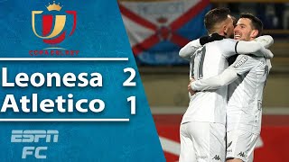 Atletico Madrid stunned by Cultural Leonesa in Copa del Rey | ESPN FC