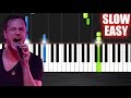 Imagine Dragons - Demons - SLOW EASY Piano Tutorial by Peter PlutaX