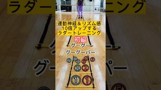 【10倍伸びる】初級 グーグーググパー ラダートレーニング  #dance #ダンス