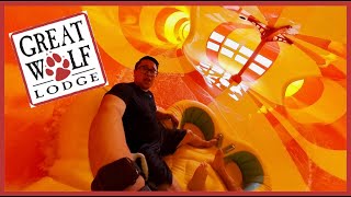 Riding ALL the Great Wolf Lodge Waterslides in Manteca! (Full Resort Tour)