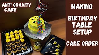 Anti gravity cake | Problems that I faced during designing this cake | தமிழ்