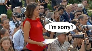 Trump Insults Reporter Then the White House Lies About It ✚ UPDATE