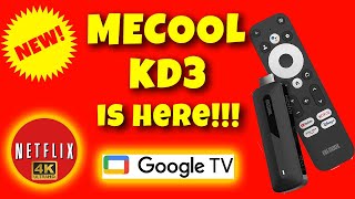*REVIEW* Mecool KD3 TV Stick - Official Android TV 11 - 4K NETFLIX - *NEW*
