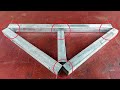 Few people know, how the welder passed the challenges of his work on square pipes |  cutting trick