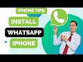 How to Install and Create Account on Whatsapp for iPhone