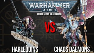 Harlequins Vs Chaos Daemons - Warhammer 40k 10th Edition