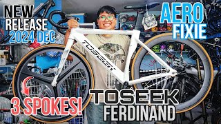 Budget Fixie Bike | naka 3 SPOKES rims | Toseek Ferdinand 2024