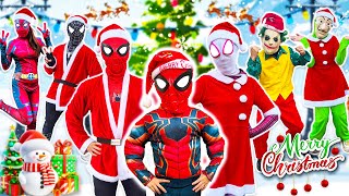 SUPERHERO's Story || Who stole KID SPIDER MAN's gift box???.... ( Funny, Action )