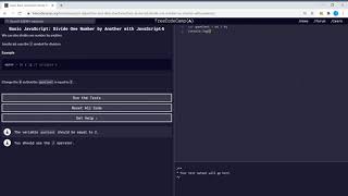 Basic JavaScript (11/111) | Divide One Number by Another with JavaScript | freeCodeCamp