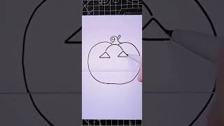 halloween folding painting # halloween simple strokes