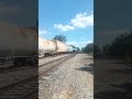 Union pacfic acm  5267 leading AC45cccte 7705 at Galveston sub #railfan