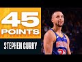 Steph Curry Was SCORCHING HOT 45 PTS & 10 REB 🔥