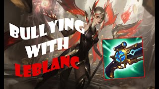 BULLYING PEOPLE WITH SYNDRA AND LEBLANC | League of Legends