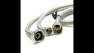 SAE 100R14 PTFE Lined Stainless steel flexible braided hydraulic hose from Medline