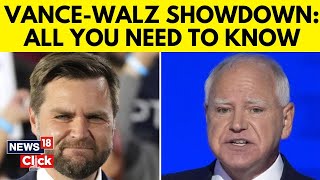 Vance And Walz: When is the VP debate? Things To Know About The Walz-Vance Showdown In NYC | N18G