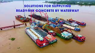 Solutions For Supplying Ready-mix Concrete By Waterway