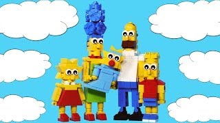 How to Build LEGO Simpsons Family