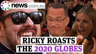 Ricky Gervais' best bits at the 2020 Golden Globes