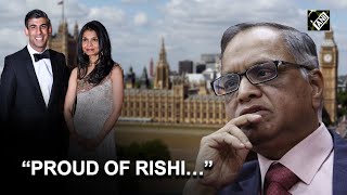 “Proud of him…”, says Narayana Murthy on son-in-law Rishi Sunak, UK’s next PM