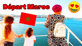 Vlog - Départ au MAROC en BÂTEAU en famille (Sète-Nador) PLAGE