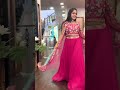 hot pink crop top lehenga with jacket 💞🥰 shorts youtubeshorts trending wedding viral